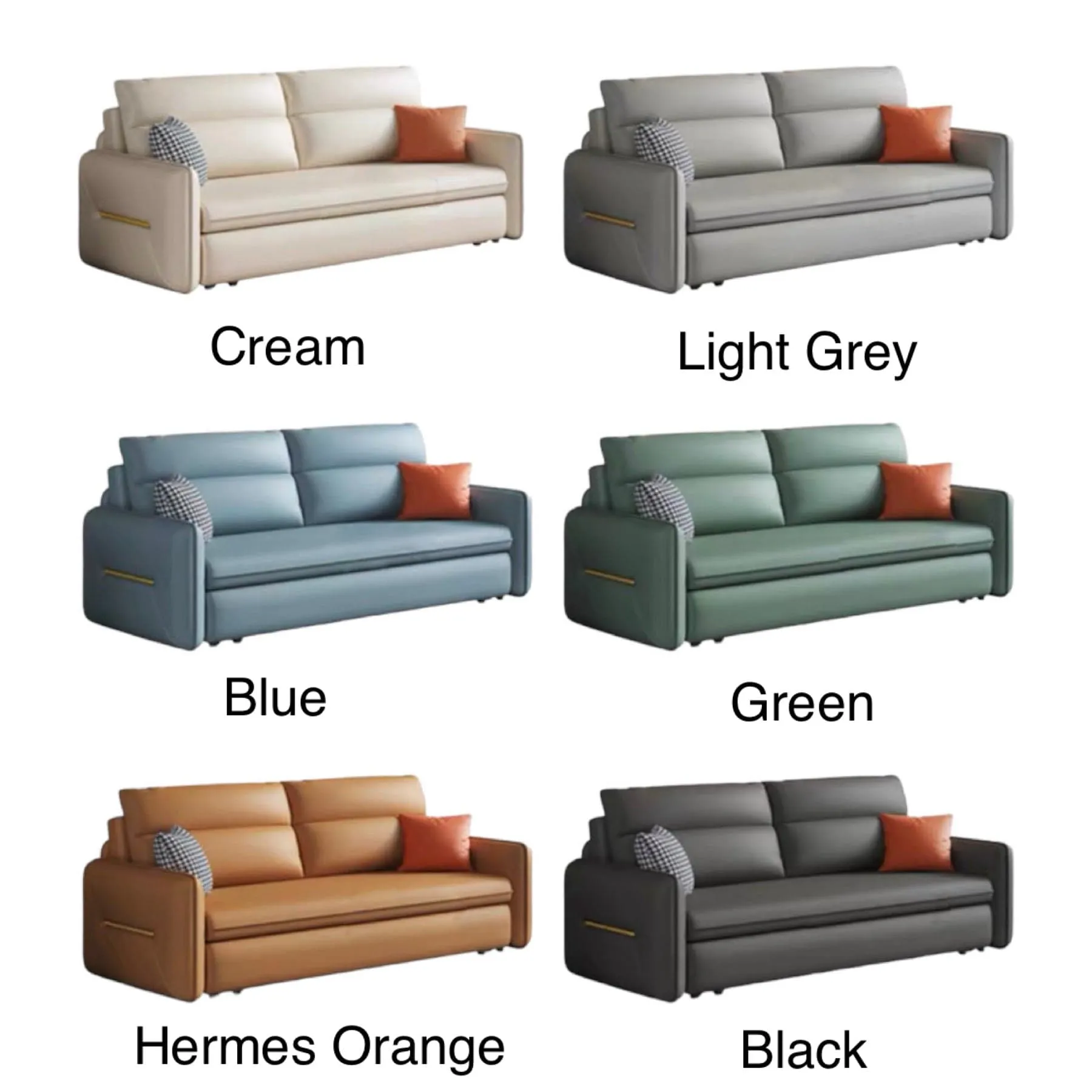 Penne Water Resistant Storage Sofa Bed