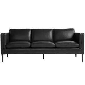 Richmond, Sofa, Brentwood Charcoal Leather