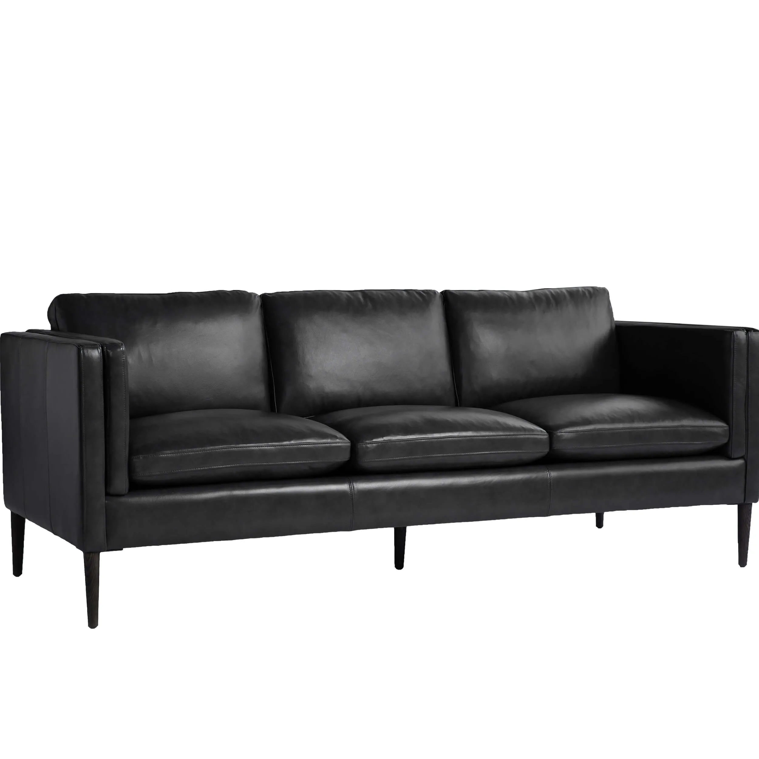 Richmond, Sofa, Brentwood Charcoal Leather