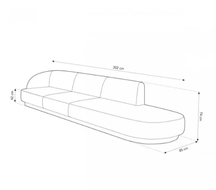 Roselle Sectional Scratch Resistant Sofa