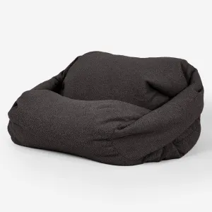 Sabine Bean Bag Armchair - Boucle Graphite Grey