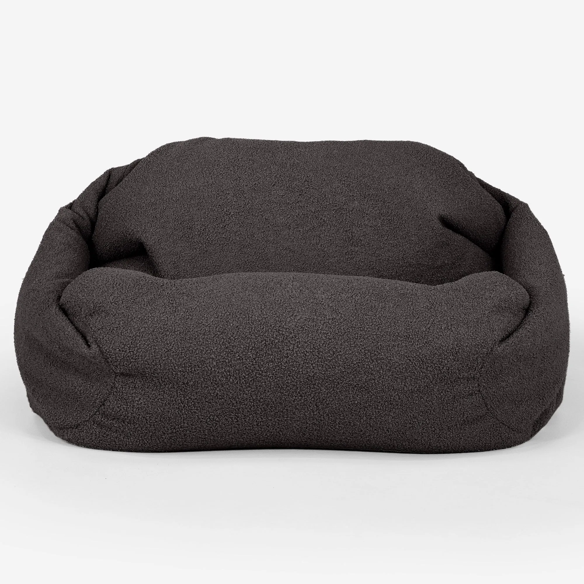 Sabine Bean Bag Armchair - Boucle Graphite Grey