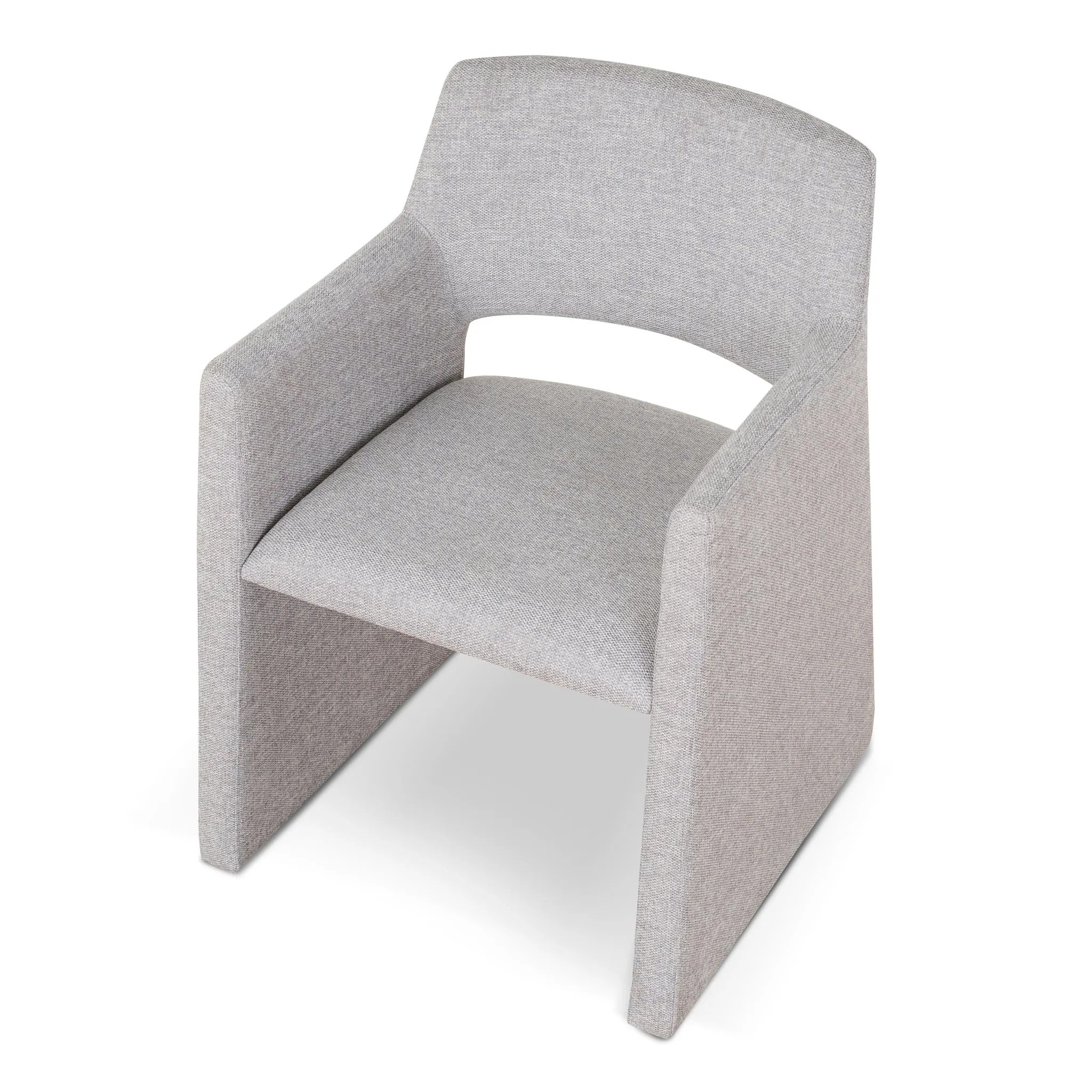 Set of 2 - Marko Fabric Dining Chair - Spec Cloud Grey