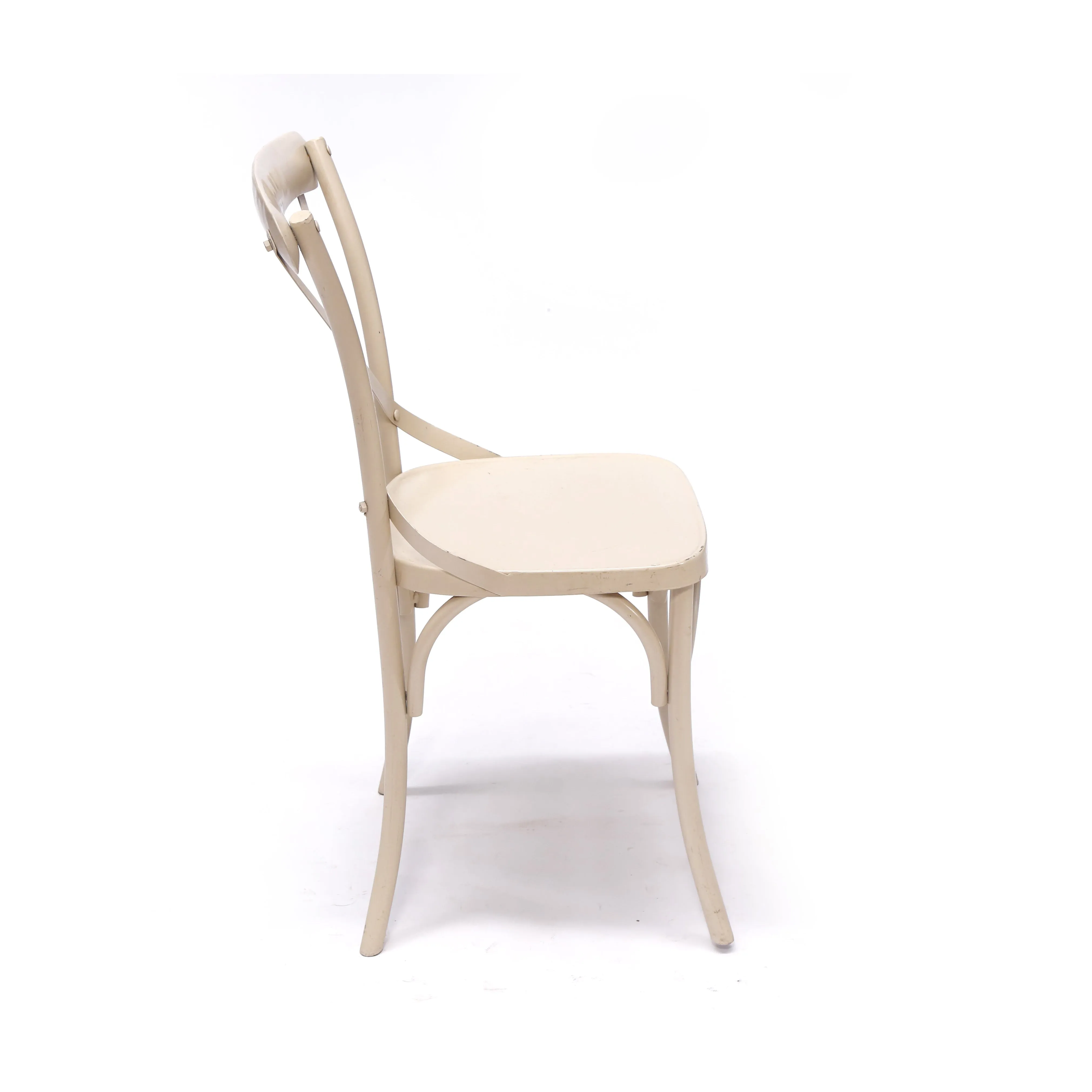 (Set of 2) White Metal Exotic Hue Chair