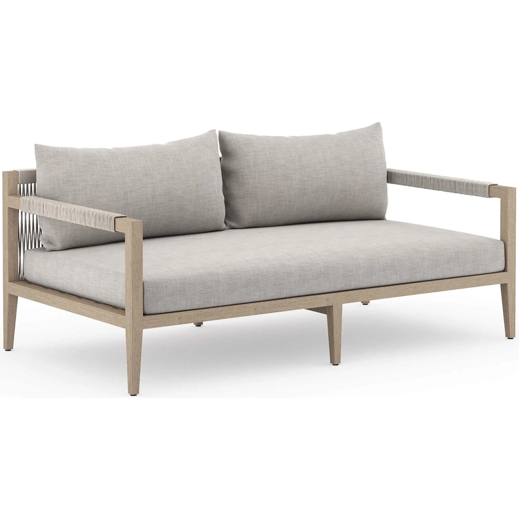 Sherwood Outdoor Sofa, Stone Grey/Washed Brown