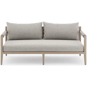 Sherwood Outdoor Sofa, Stone Grey/Washed Brown