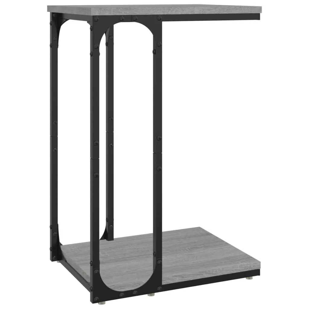 Side Table Grey Sonoma 40x30x60 cm Engineered Wood