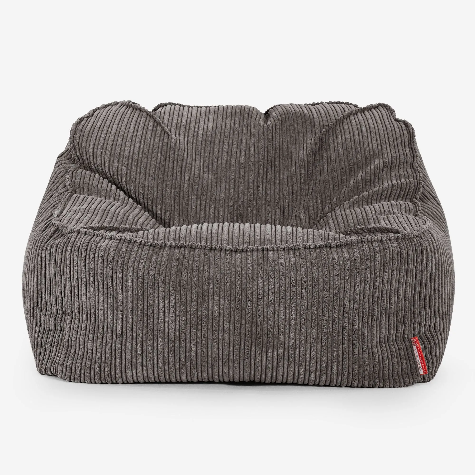 Sloucher Bean Bag Chair - Cord Graphite Grey