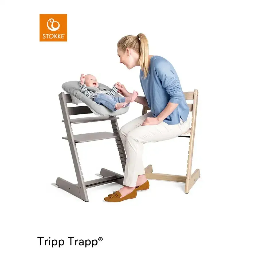 Stokke Tripp Trapp Chair   Baby Set (Storm Grey)