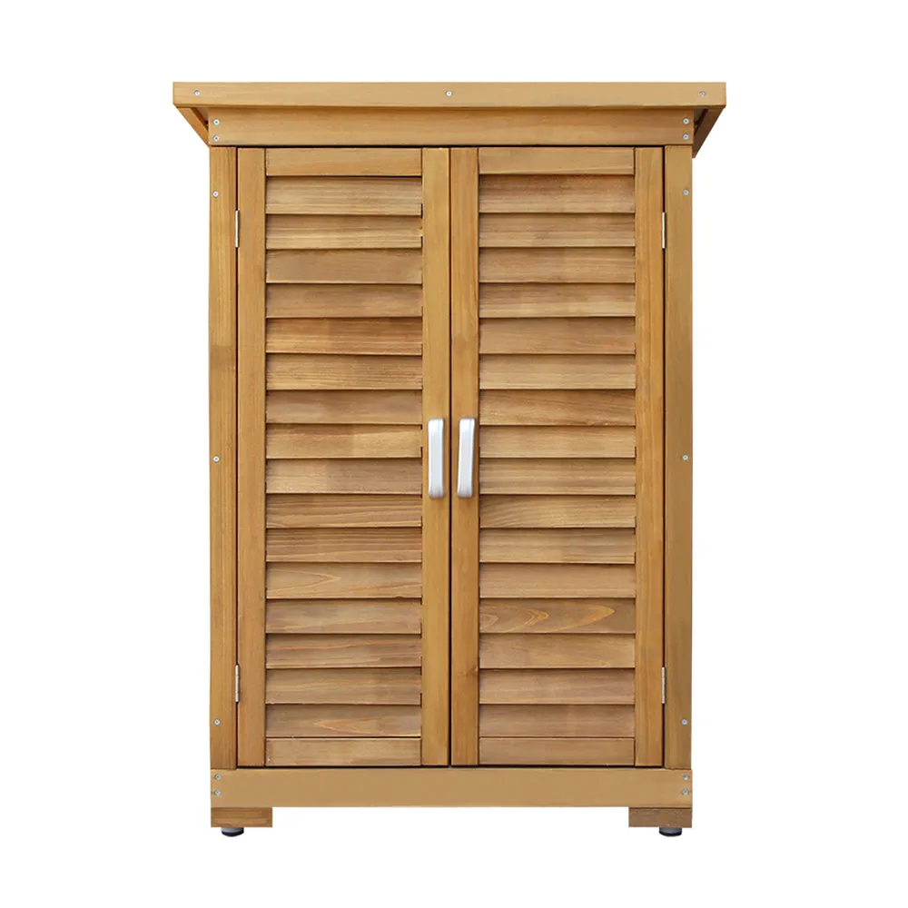 Storage Cabinet Unit Shelves Outdoor Indoor All Weather Portable Garden Cupboard