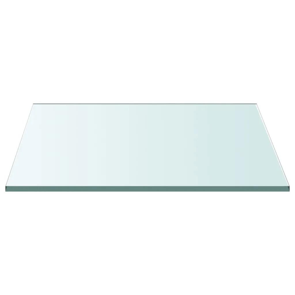 Table Top Transparent 30x30 cm Tempered Glass