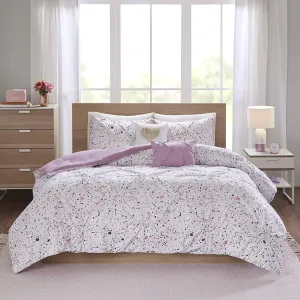 The Metallic Plum Bed Set