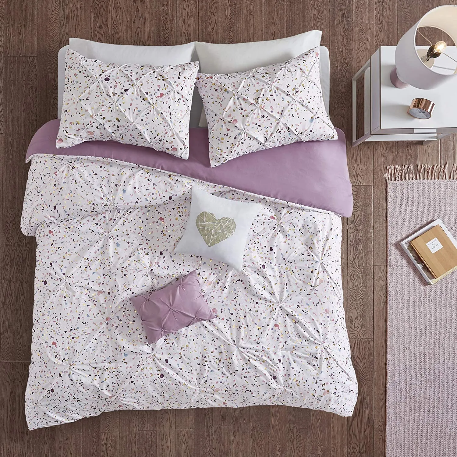 The Metallic Plum Bed Set