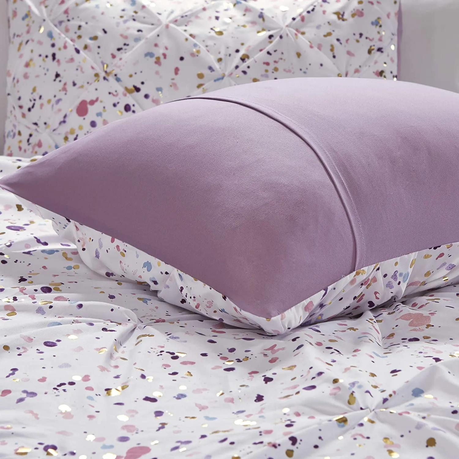 The Metallic Plum Bed Set