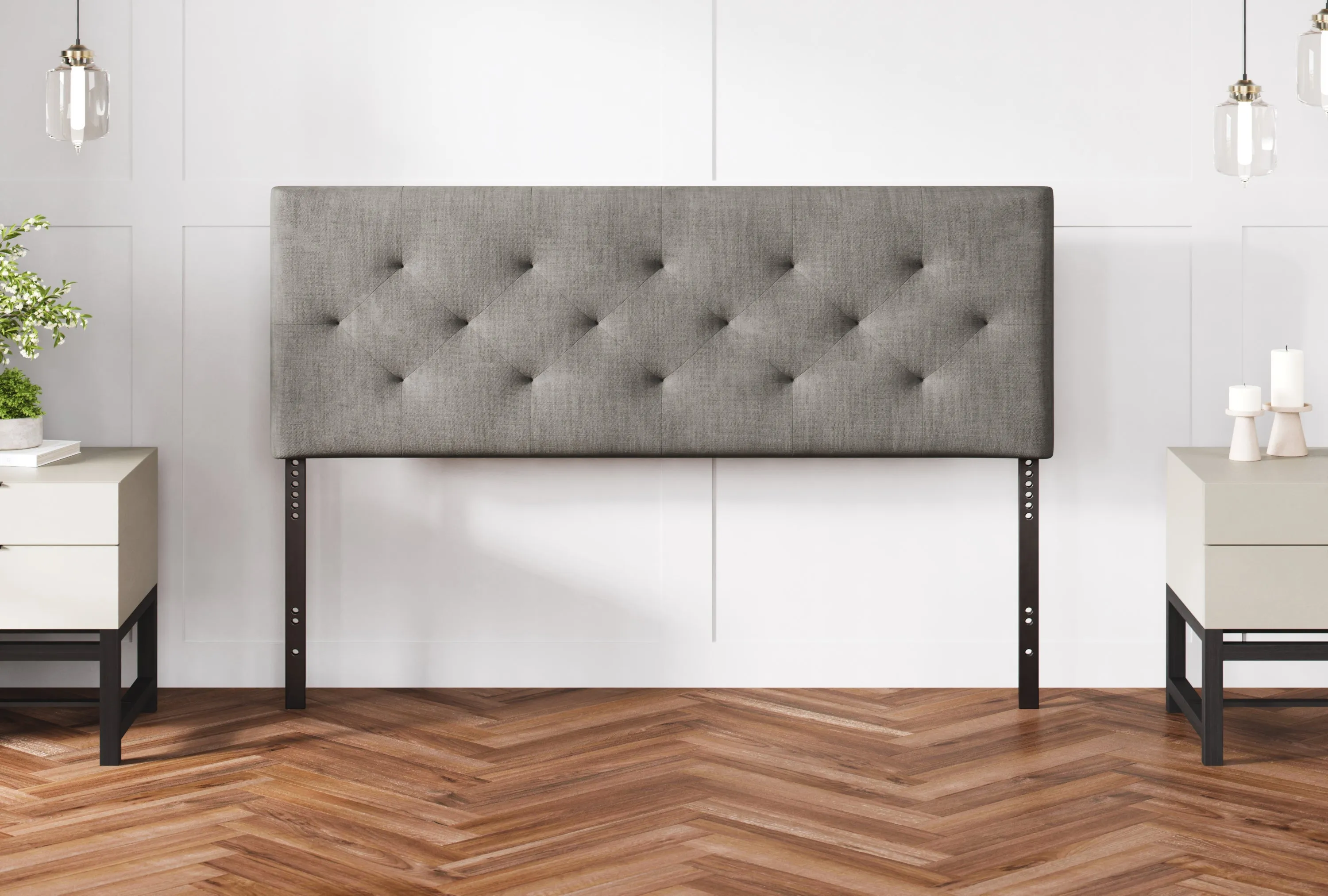 Tufted Mid-Rise Upholstered Headboard