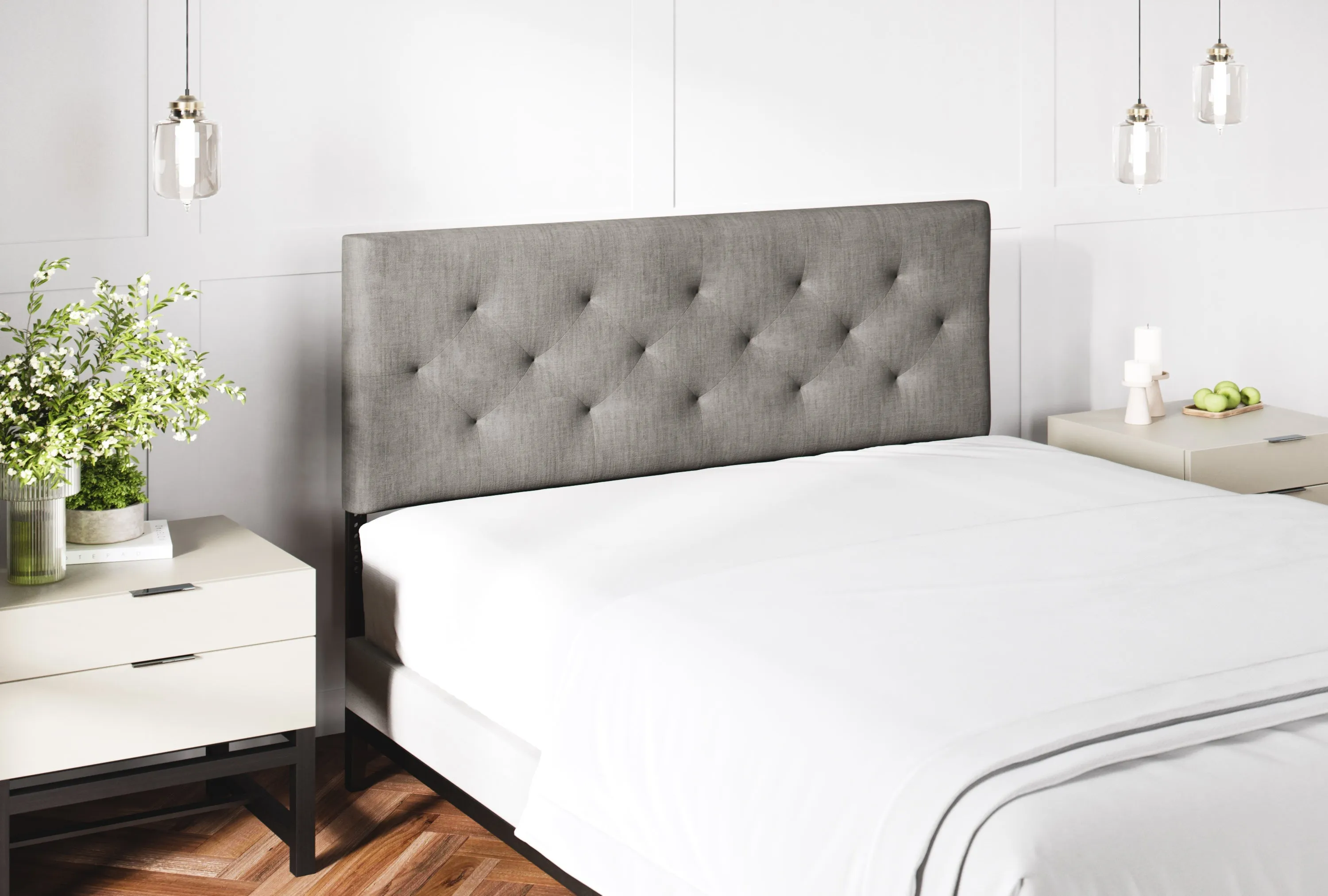 Tufted Mid-Rise Upholstered Headboard