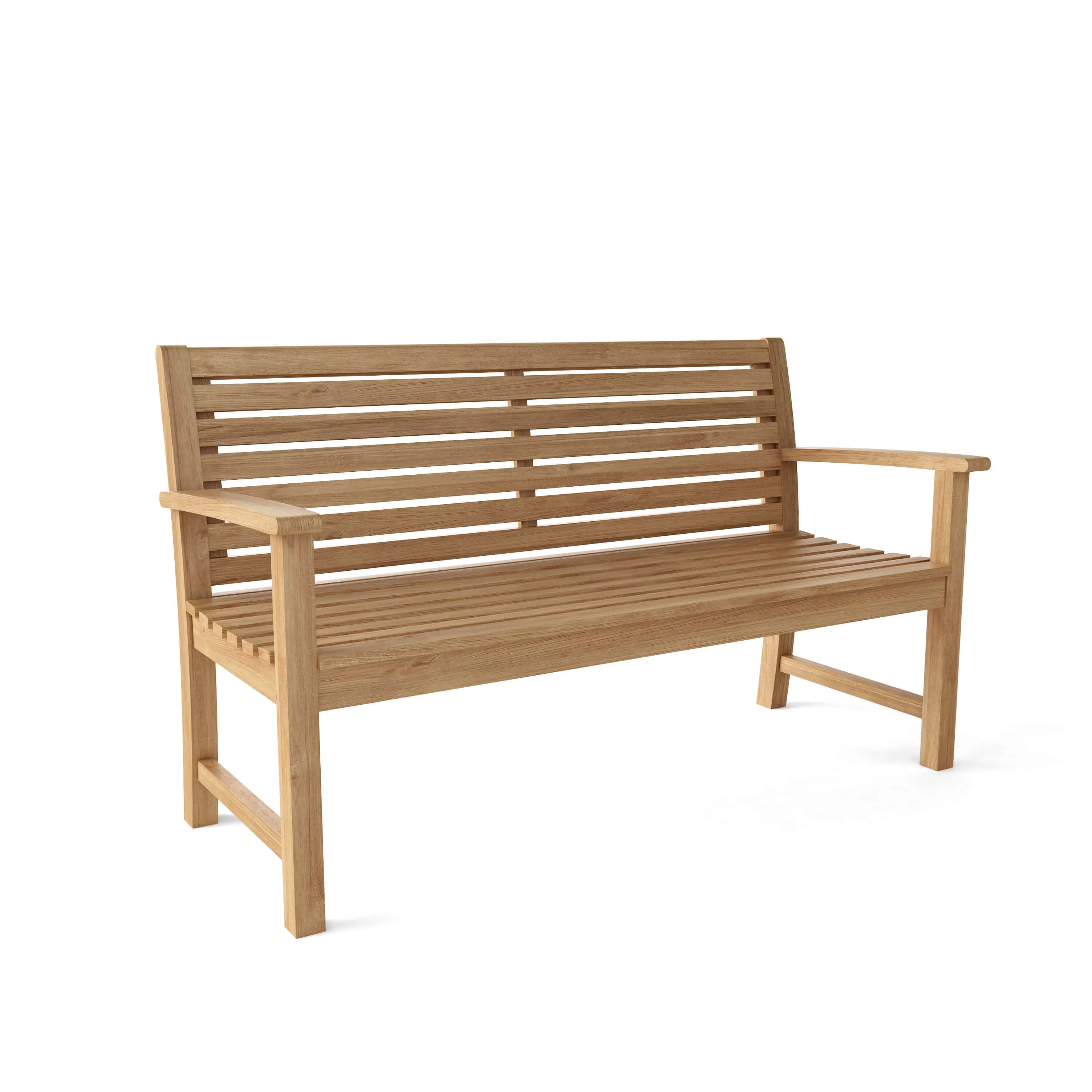 Victoria 3-Seater Bench, 36 H x 59 W x 26 L, Crafted Solid In Teak w/Tenon Joints, Arrives In 5-9 Working Days